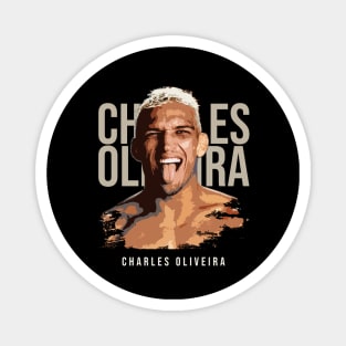 Charles Oliveira Smile Fighter Magnet